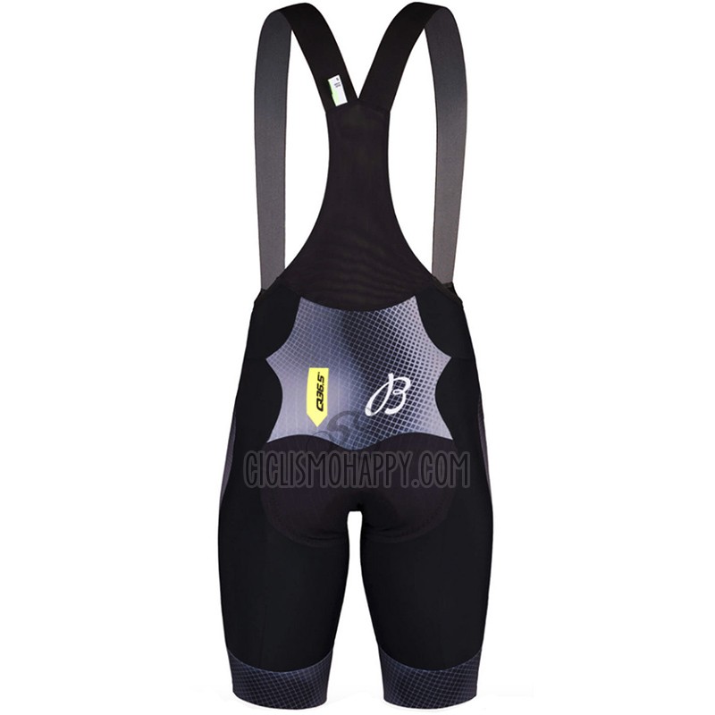 Q36.5 Cycling Jersey Bib Short 2023 Men Short Sleeve Gray
